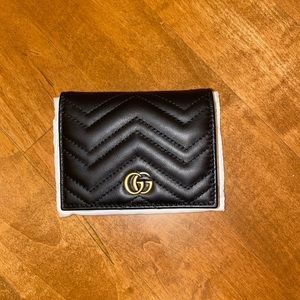 NWT Gucci GG Marmont card case wallet